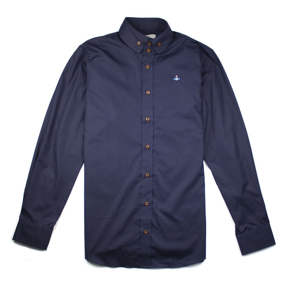 Vivienne Westwood Double Button Shirt Navy