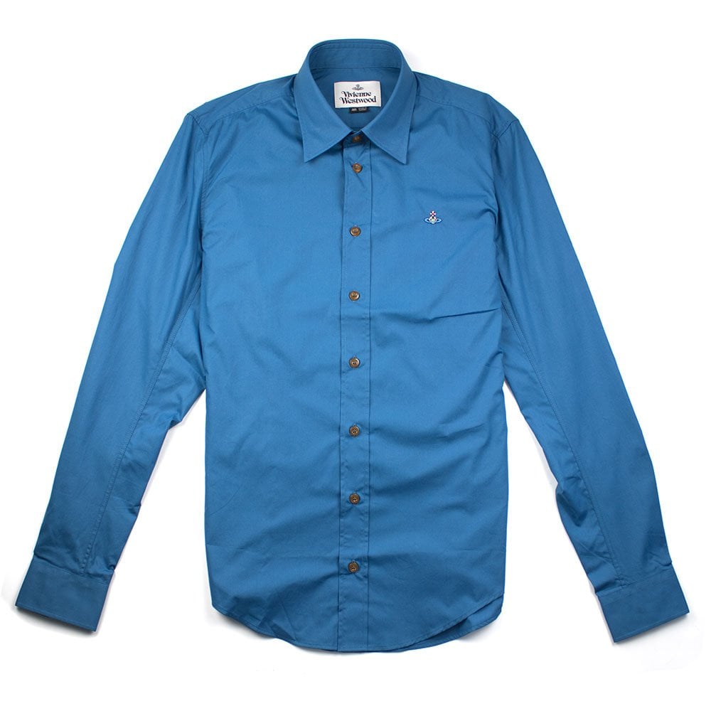 Vivienne Westwood Slim Fit Shirt Turquoise