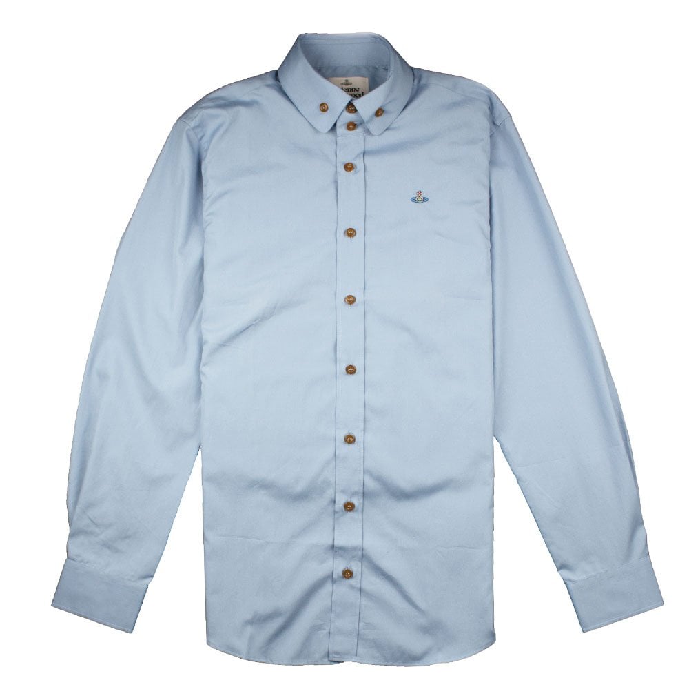 Vivienne Westwood Double Button Shirt Sky Blue