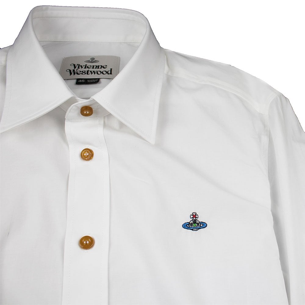 vivienne westwood dress shirt VIVIENNE WESTWOOD Man London Mens Gray Cotton Btn Front L Slv Dress Shirt Turk
