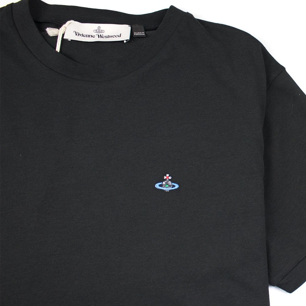 Vivienne Westwood Small Orb Logo T-shirt Black – Onu