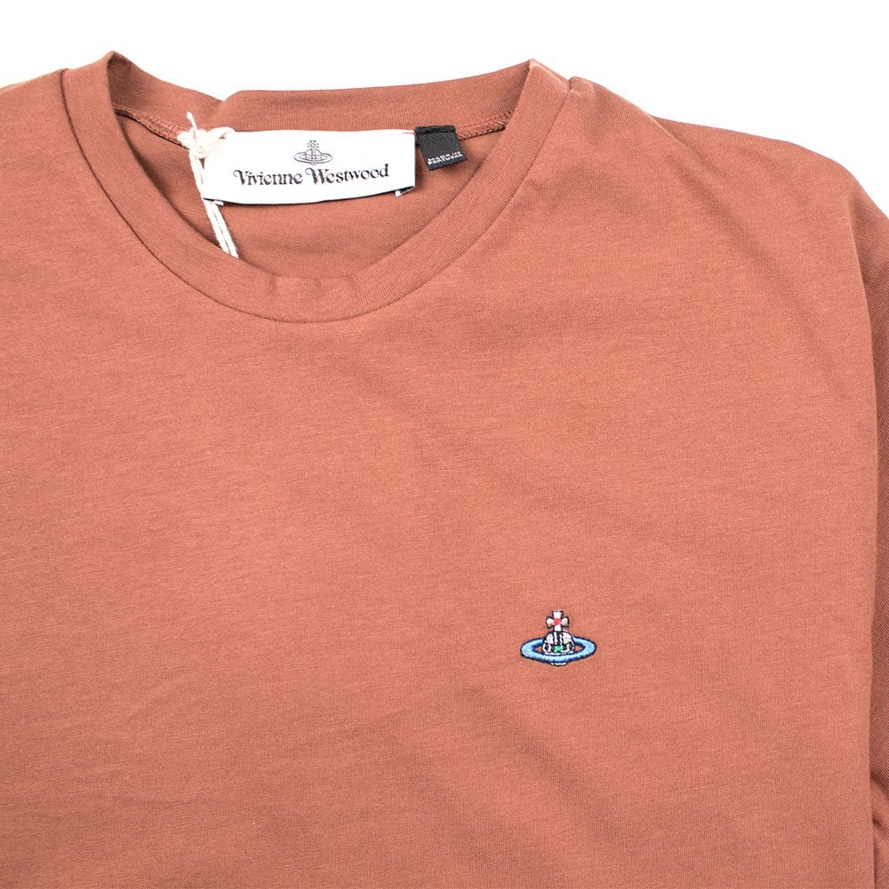 Vivienne Westwood Small Orb Logo T-shirt Orange