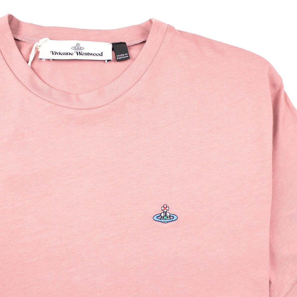 Vivienne Westwood Small Orb Logo T-shirt Pink | ONU – Onu