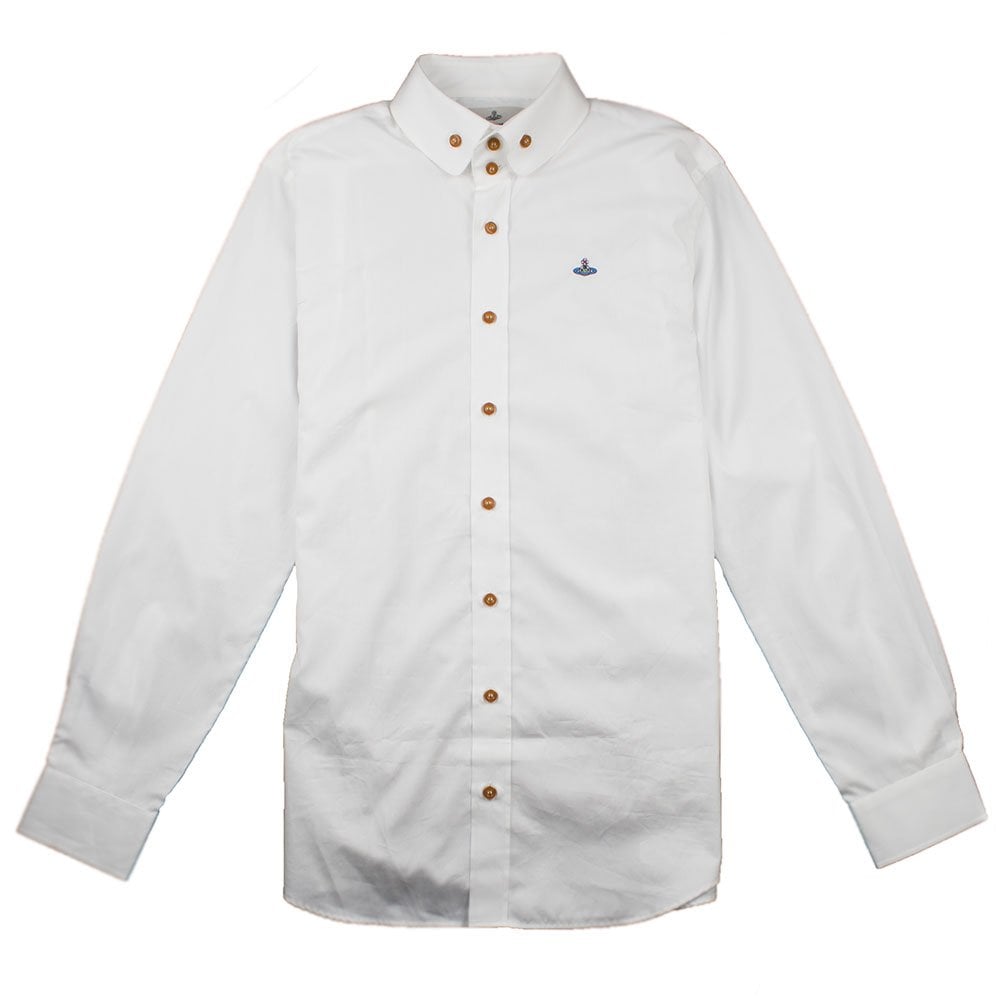 Vivienne Westwood Double Button Shirt White
