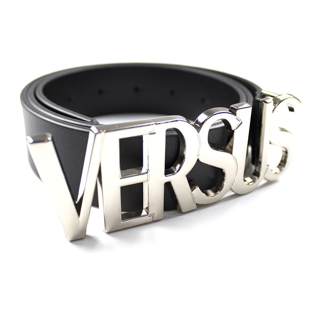 Versace Versus Logo Belt Black