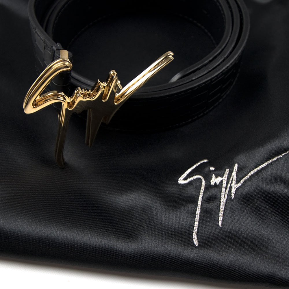 Giuseppe Zanotti Zayn Belt Black