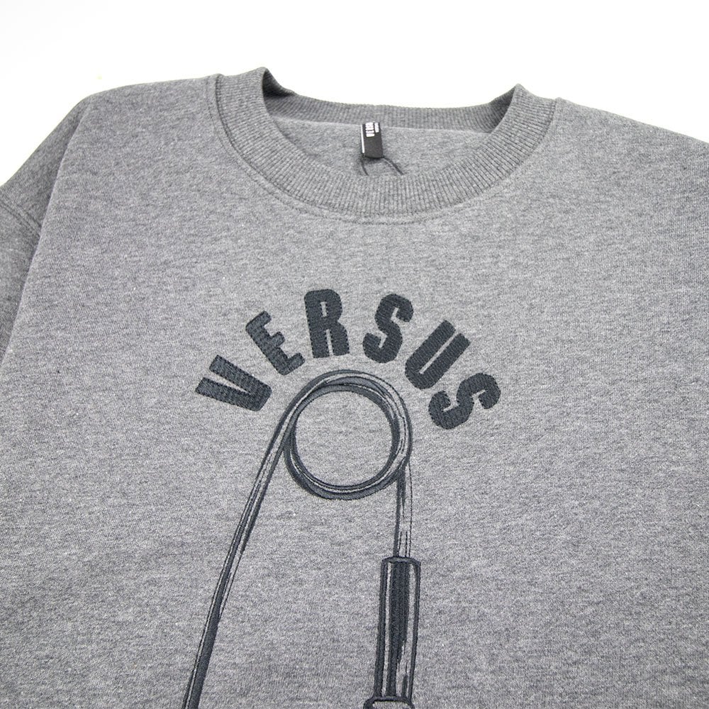 Versace Versus Safety Pin Sweatshirt Grey