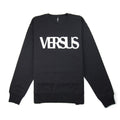 Versace Versus Large Versus Logo Sweatshirt Black