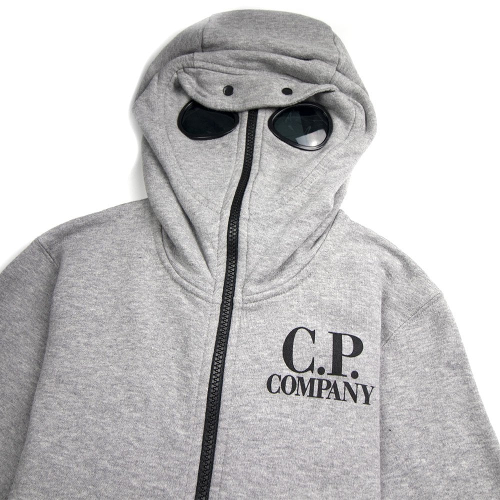 CP Company Undersixteen Goggle Full Zip Up Hoody Grey | ONU – Onu