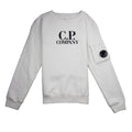 CP Company Undersixteen Watch Viewer Crew Neck White