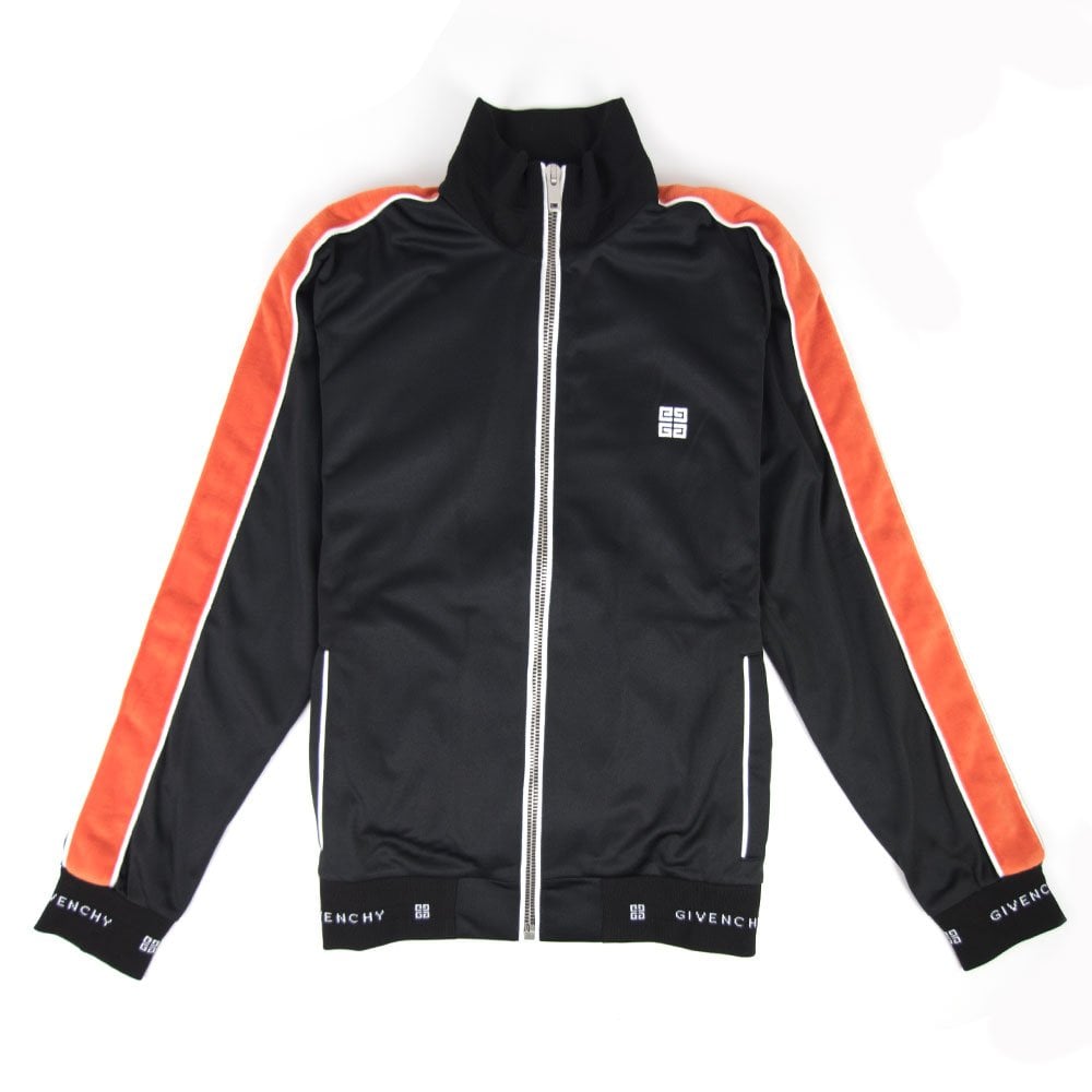 Givenchy Track Jacket Black/Orange