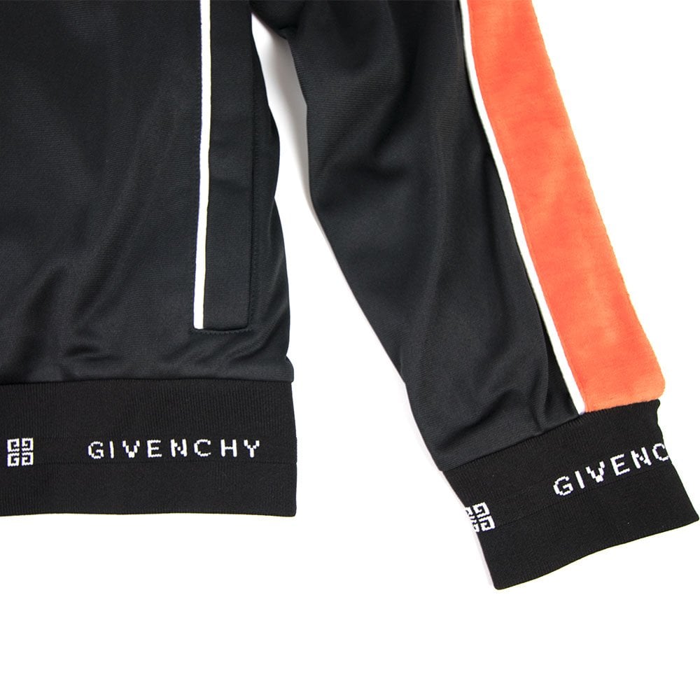 Givenchy Track Jacket Black/Orange