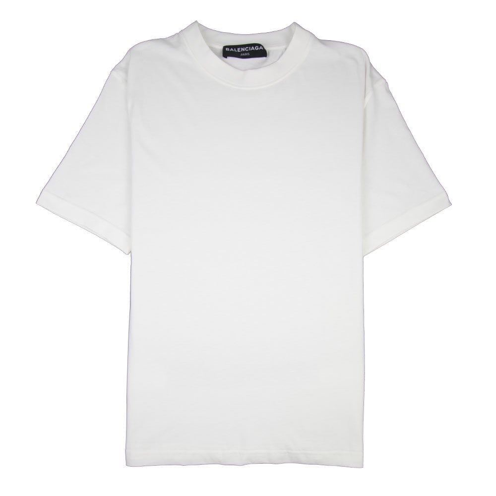 Balenciaga Back Logo T-Shirt White