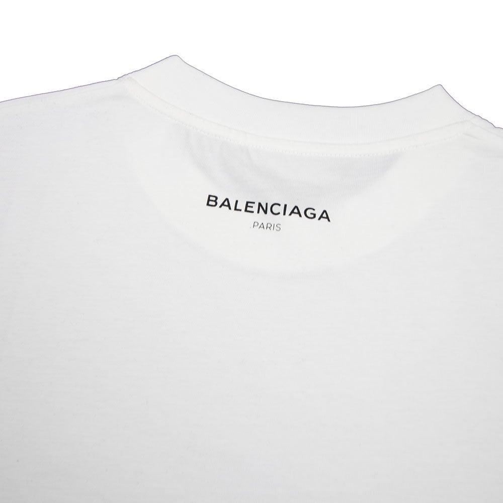 Balenciaga Back Logo T-Shirt White