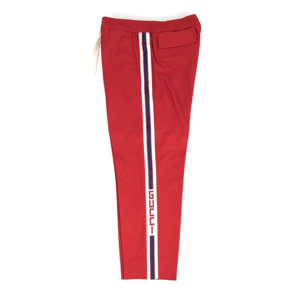 Gucci Jogging Pant With Gucci Stripe Red
