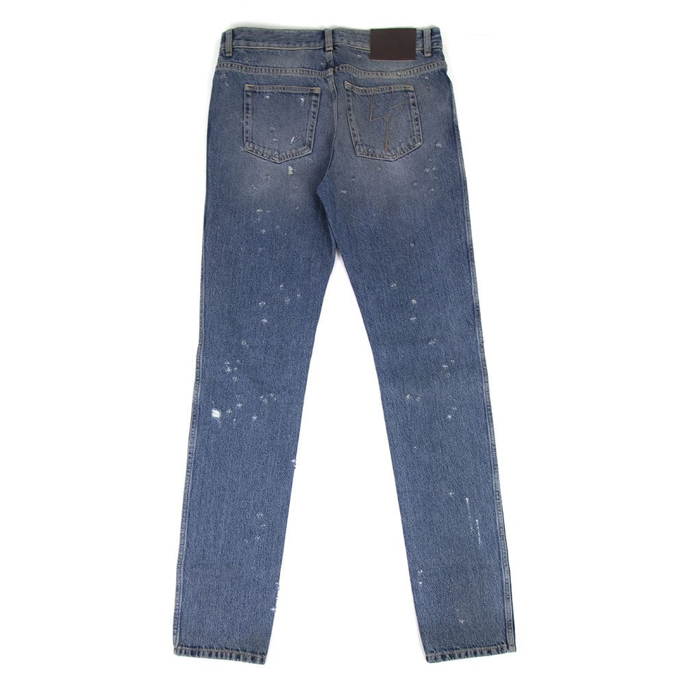 Givenchy Stone Washed Ripped Jeans Mid Denim