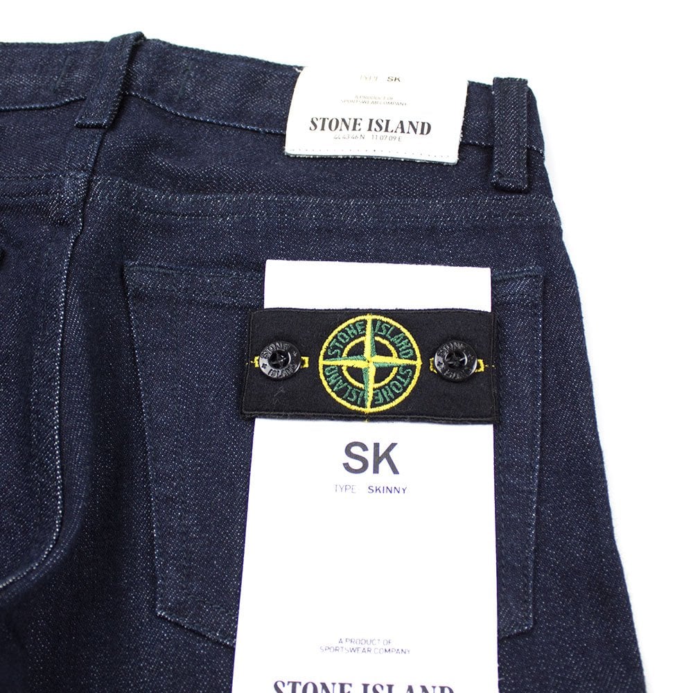 Stone Island Junior Skinny WASH Raw Denim