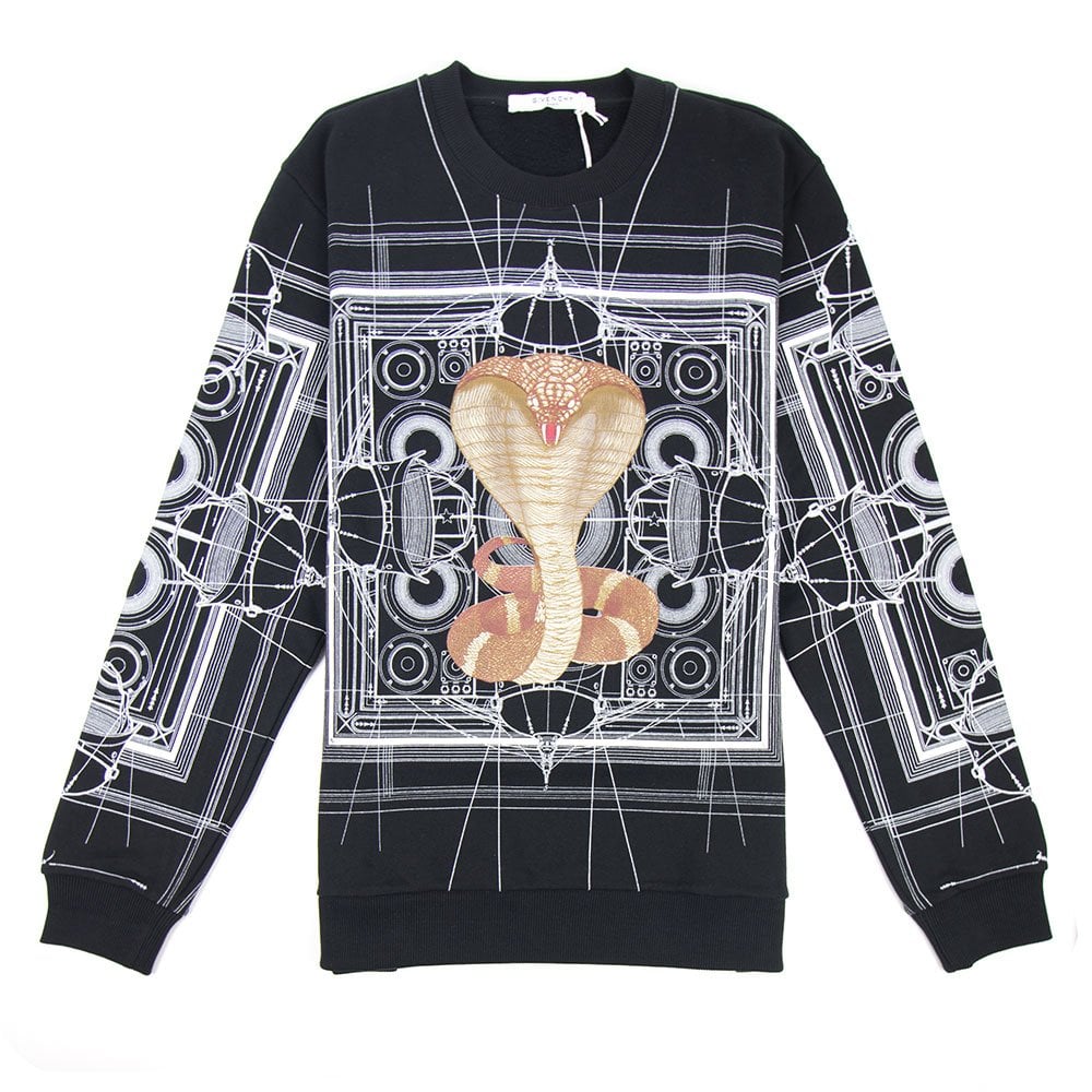 Givenchy Cobra Sweatshirt Black