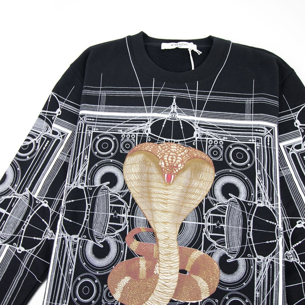 Givenchy Cobra Sweatshirt Black