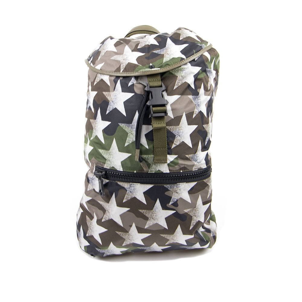 Valentino Star Backpack Camo