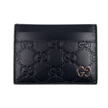 Gucci Signature GG Card Holder Blue