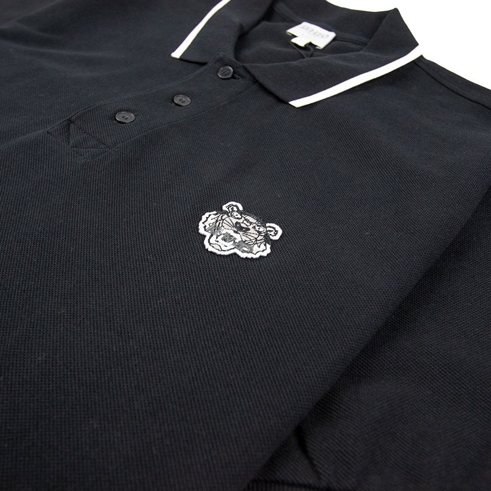 Kenzo Tiger Crest Polo Black
