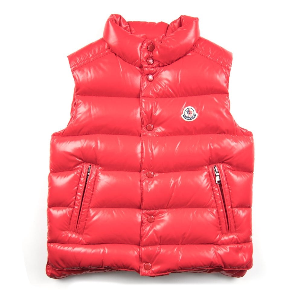 Moncler Junior Tib Gilet Red