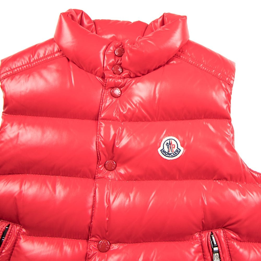 Moncler Junior Tib Gilet Red