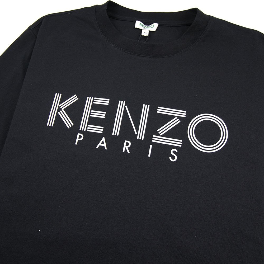 Kenzo Classic Logo Paris Tee Black