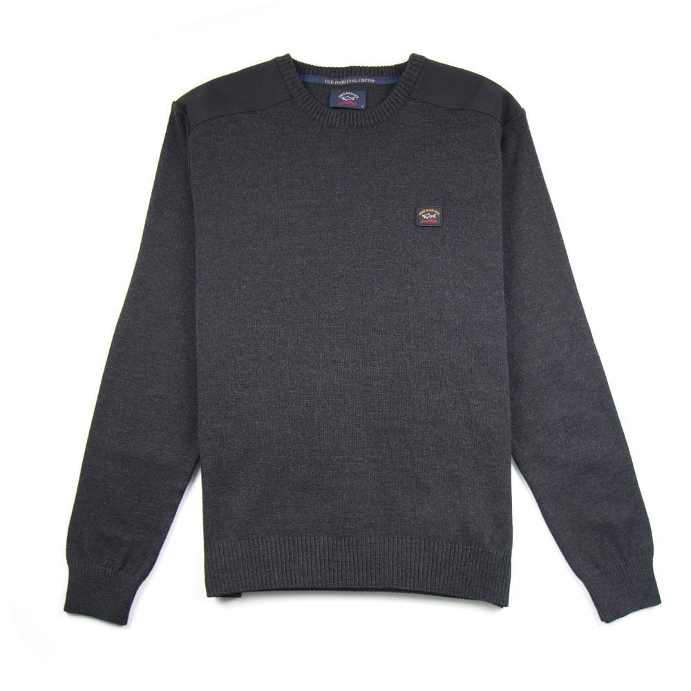 Paul and Shark Knitwear Jumper Dark Grey