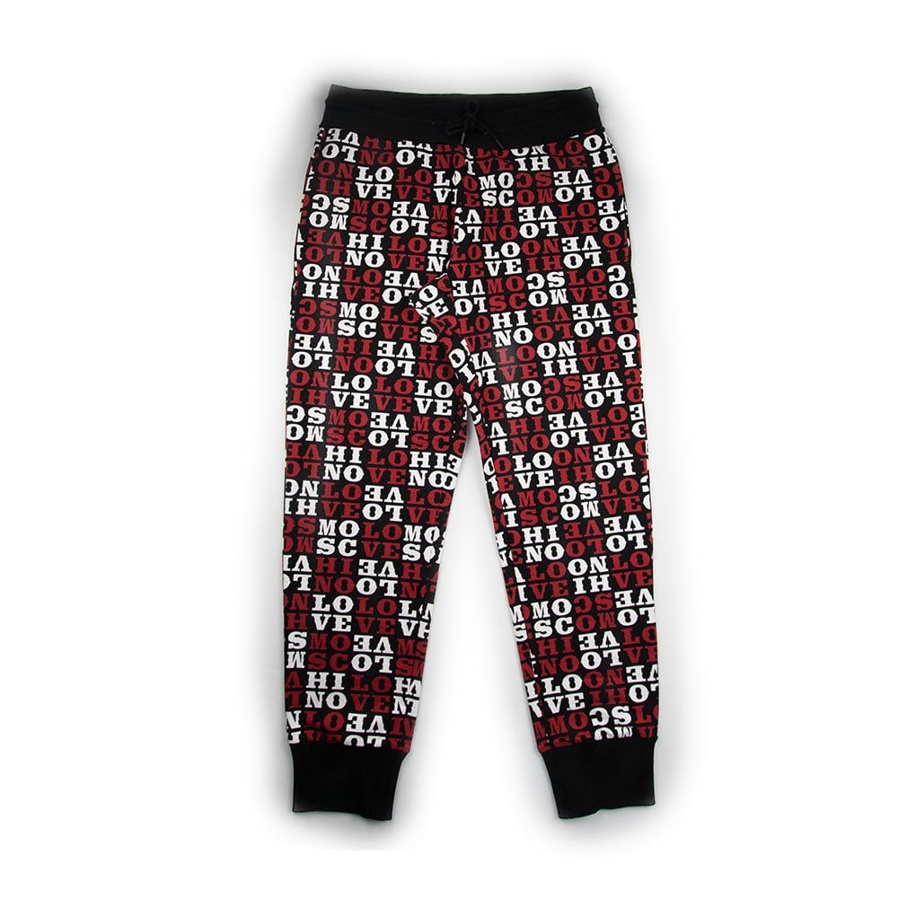 Love Moschino Print Pant Black/Red