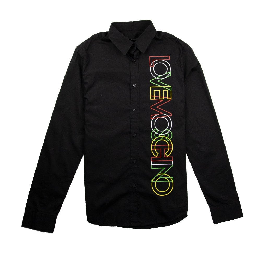 Love Moschino Multi Logo Shirt Black/Multi