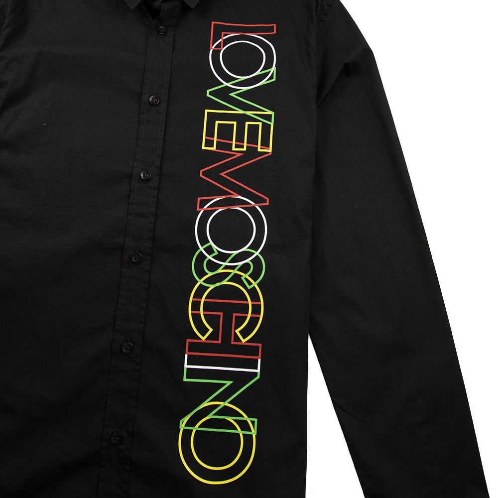 Love Moschino Multi Logo Shirt Black/Multi