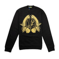 Versace Jeans Large Stitched VJ Logo Sweatshirt Black