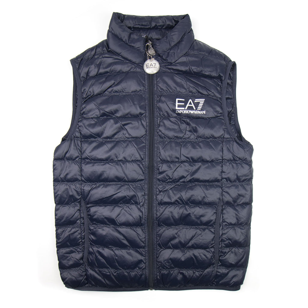 EA7 Down Gilet Bodywarmer Vest Night Blue