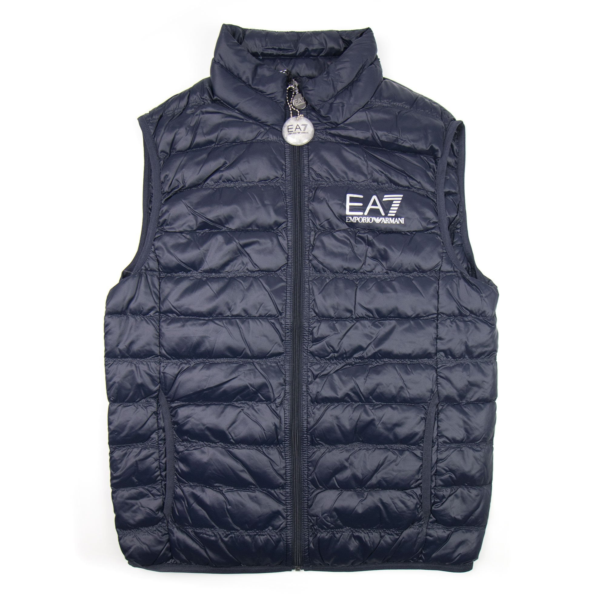EA7 Down Gilet Bodywarmer Vest Night Blue