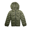 Emporio Armani Hooded Down Jacket Khaki