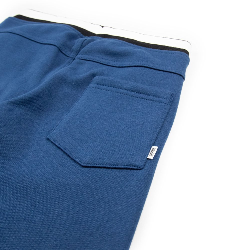 Hugo Boss Kids Fleece Tracksuit Bottoms Blue