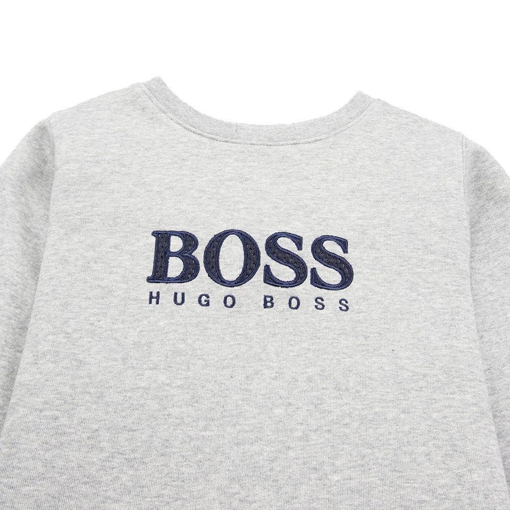 Hugo Boss Kids Logo Sweatshirt Grey