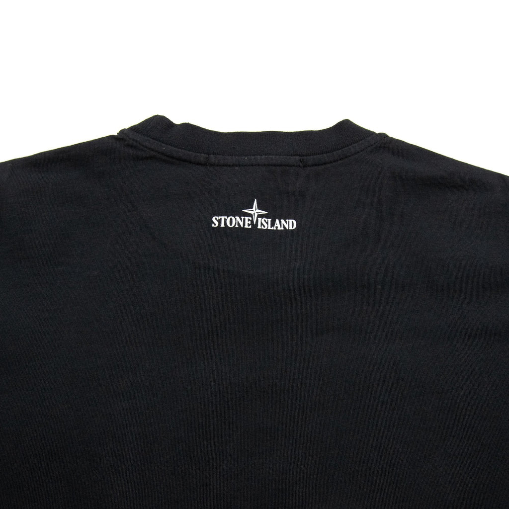 Stone Island Junior Compass Pocket T-Shirt Black