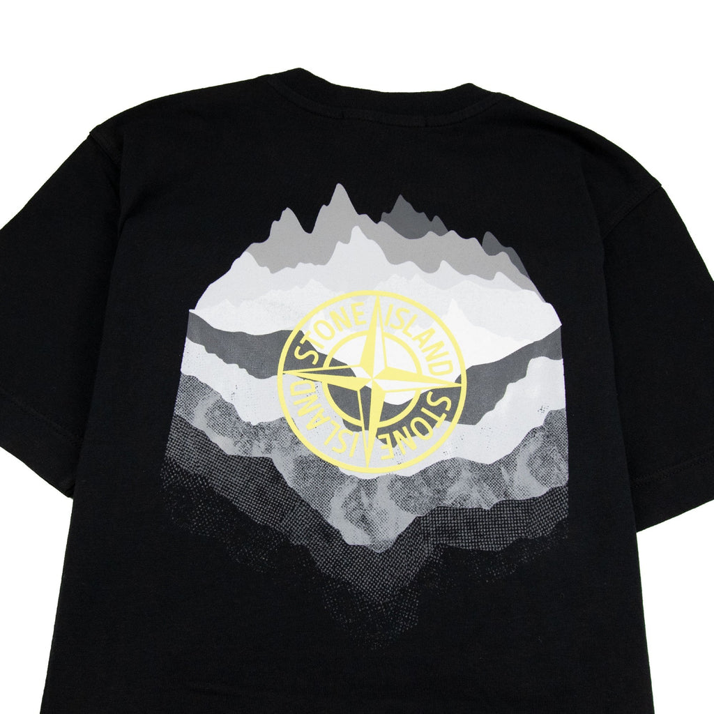 Stone Island Junior Back Mountain T/s Black