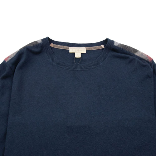 Burberry Jarvis Knitwear Sweatshirt Navy