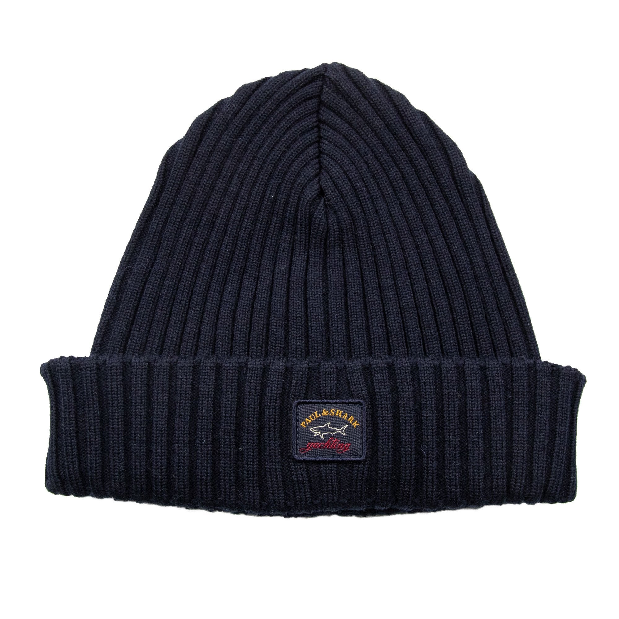 Paul And Shark Patch Logo Beanie Navy