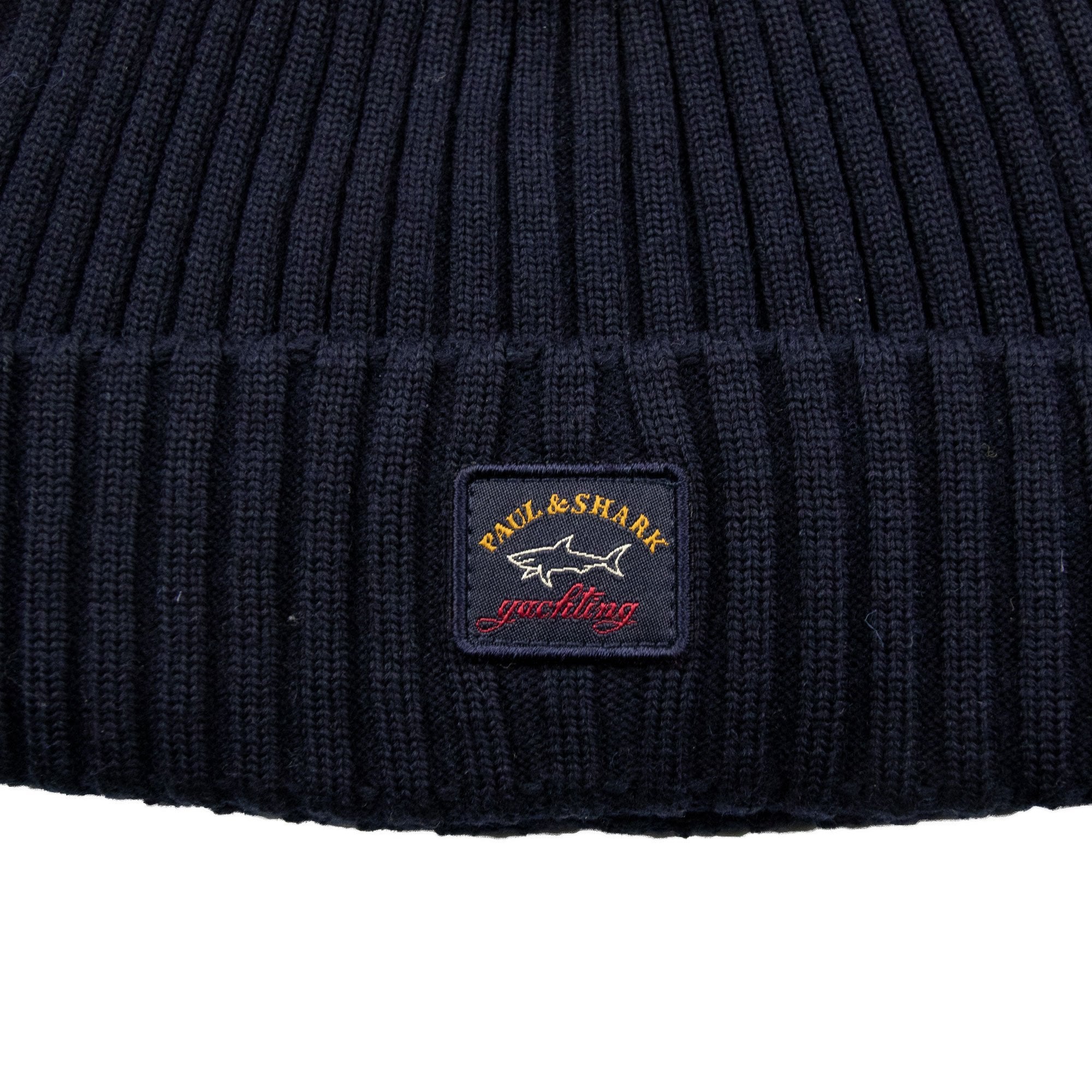 Paul And Shark Patch Logo Beanie Navy