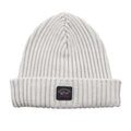 Paul And Shark Patch Logo Beanie Light Grey