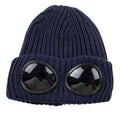 CP Company Undersixteen Goggle Winter Beanie Navy