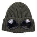 Cp Company Undersixteen Goggle Winter Beanie Khaki