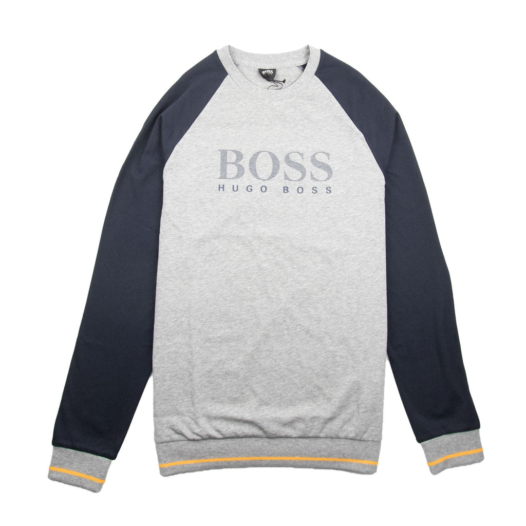 Hugo Boss Authentic Logo Sweatshirt Grey/Blue/Orange