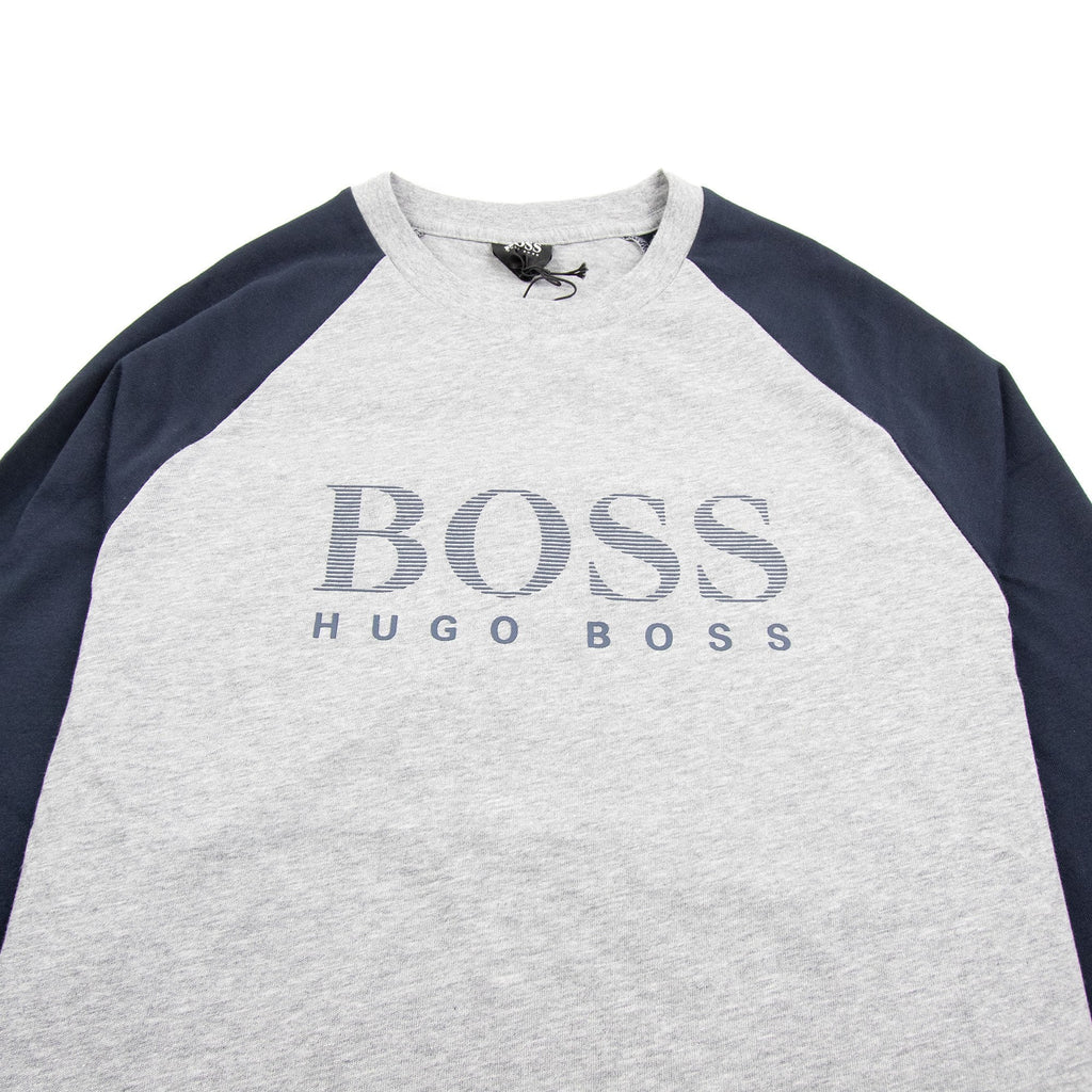 Hugo Boss Authentic Logo Sweatshirt Grey/Blue/Orange