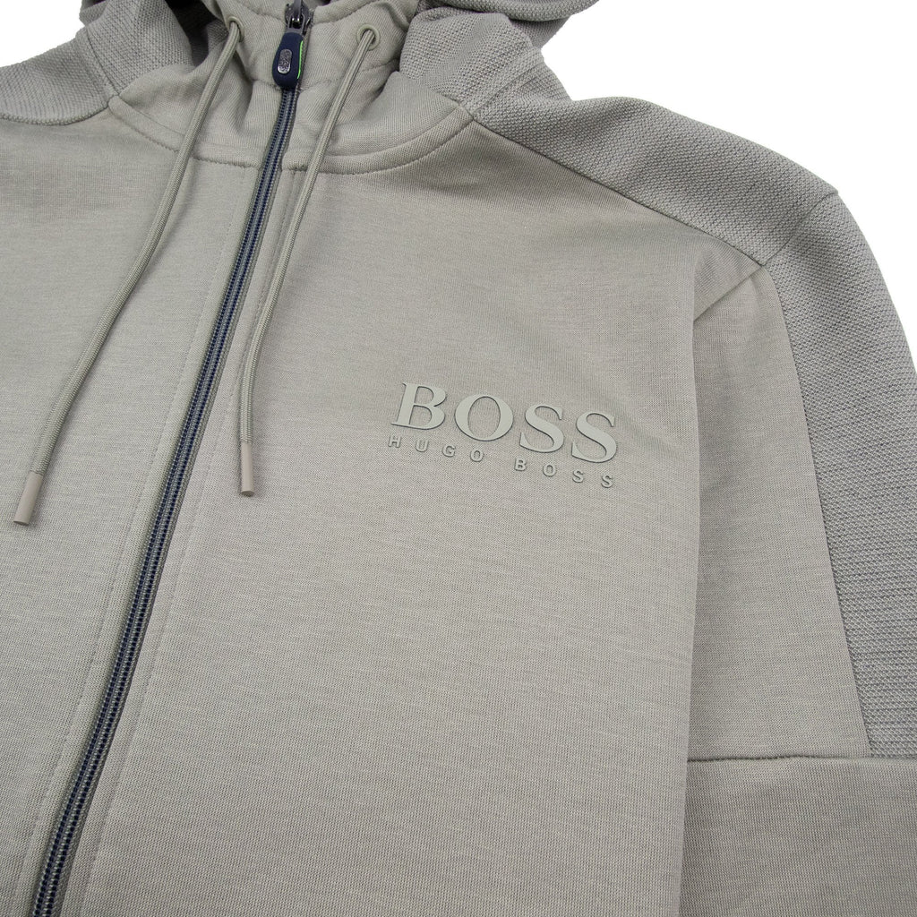 Hugo Boss Saggy Zip Up Hoody Khaki
